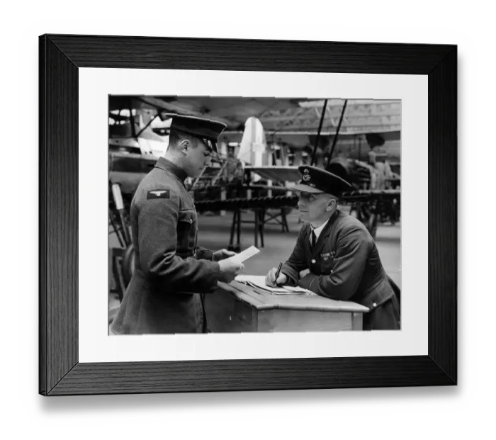 Framed Print : How our air minded boys become airmen. Joining the RAF as an aircraft apprentice at RAF
