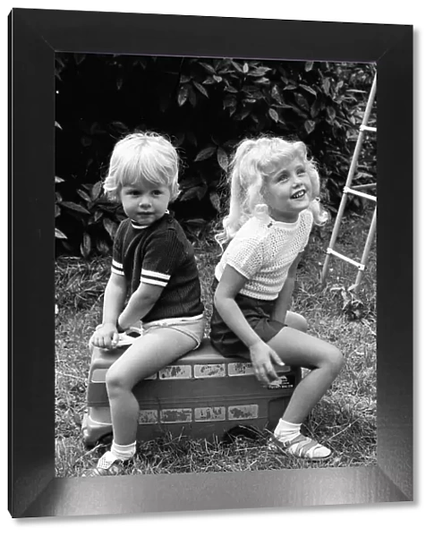 Stefan and Samantha Gates, Child models, Saturday 20th June 1970