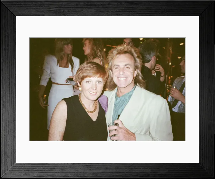 Framed Print : Peter Stringfellow, owner of Cinderellas in Leeds in the 1970s Framed Print : Peter Stringfellow, owner of Cinderellas in Leeds in the 1970s
