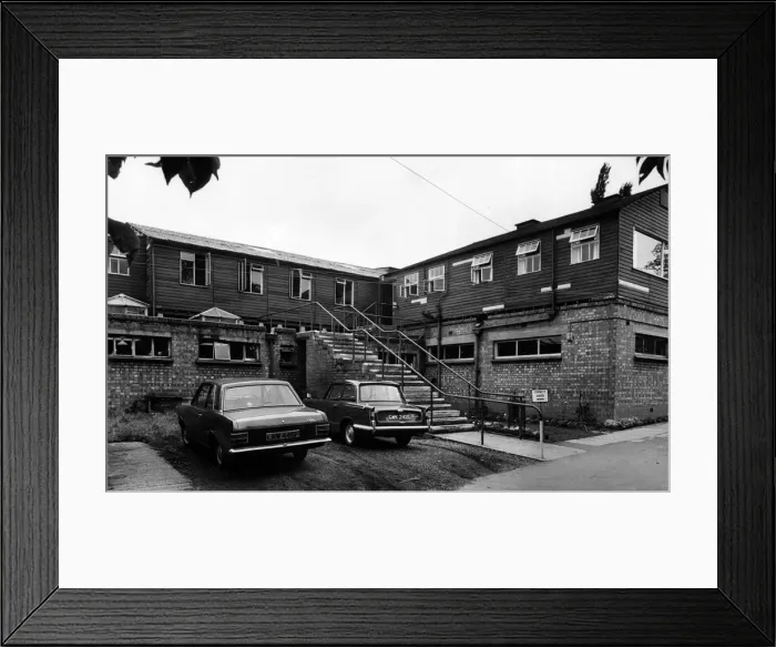 Framed Print : Keresley Hospital. 10th October 1968 Framed Print : Keresley Hospital. 10th October 1968