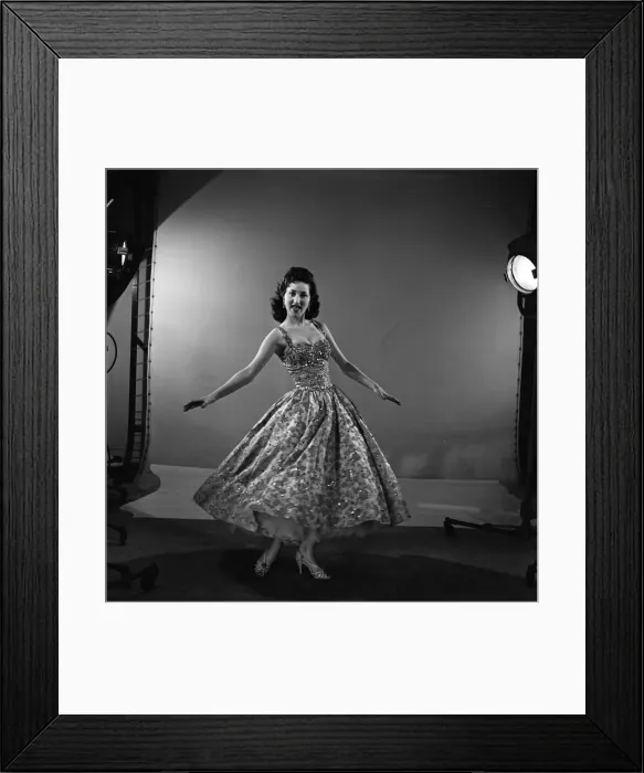 Framed Print : Just waiting for a break is 18-year- old singer Janice Peters who Framed Print : Just waiting for a break is 18-year- old singer Janice Peters who