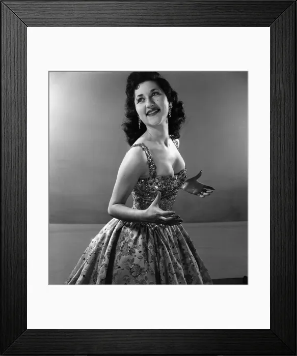 Framed Print : Just waiting for a break is 18-year- old singer Janice Peters who Framed Print : Just waiting for a break is 18-year- old singer Janice Peters who