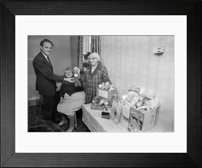 Framed Print : Grangetown pensioners have donated a number of presents Framed Print : Grangetown pensioners have donated a number of presents