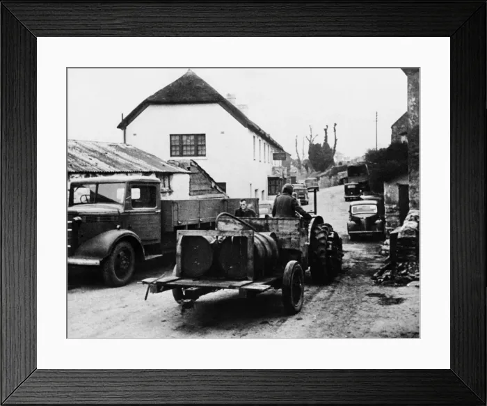 Framed Print : South Hams Evacuation. On the November the 4th Devon County Council were informed Framed Print : South Hams Evacuation. On the November the 4th Devon County Council were informed