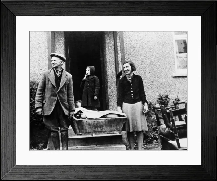 Framed Print : South Hams Evacuation. On the November the 4th Devon County Council were informed Framed Print : South Hams Evacuation. On the November the 4th Devon County Council were informed