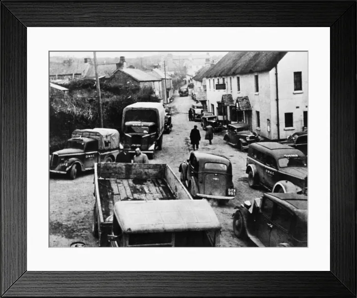Framed Print : South Hams Evacuation. On the November the 4th Devon County Council were informed Framed Print : South Hams Evacuation. On the November the 4th Devon County Council were informed