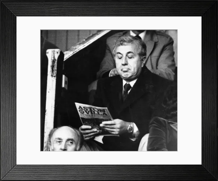 Framed Print : Doug Ellis, Chairman Aston Villa Football Club, Saturday 3rd November 1979