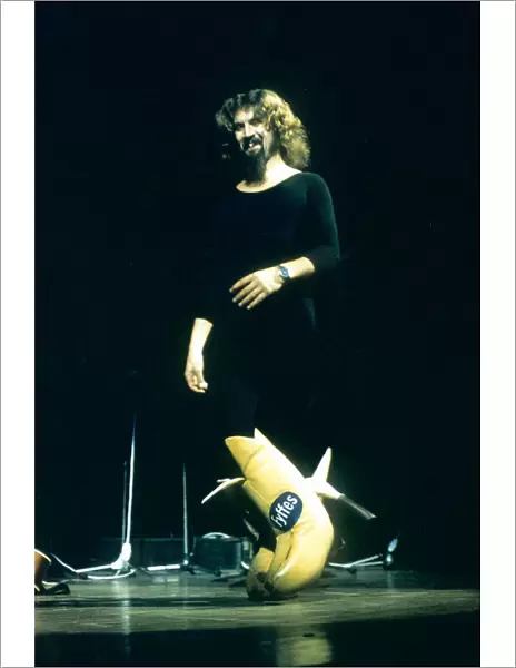 Scottish Comedian Billy Connolly wearing his famous Big Banana Feet