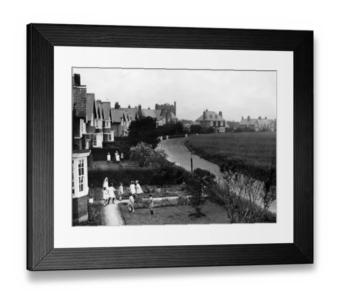 Framed Print : Ponteland Cottage Homes. Ponteland is a village to the north-west of Newcastle Framed Print : Ponteland Cottage Homes. Ponteland is a village to the north-west of Newcastle