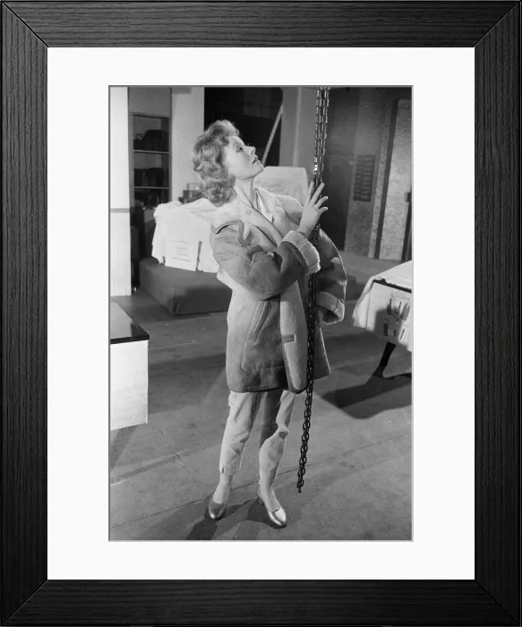 Framed Print : 1960 Film Peeping Tom, behind the scenes filming at Pinewood Studios, Buckinghamshire Framed Print : 1960 Film Peeping Tom, behind the scenes filming at Pinewood Studios, Buckinghamshire