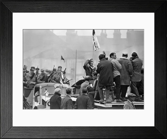 Framed Print : The filming of a dream scene in the film Billy Liar Framed Print : The filming of a dream scene in the film Billy Liar