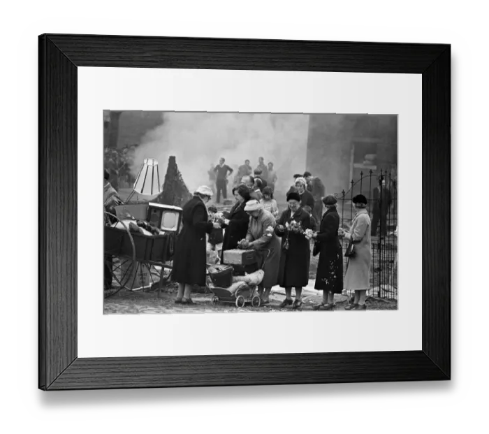 Framed Print : The filming of a dream scene in the film Billy Liar