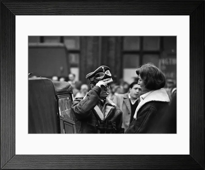 Framed Print : The filming of a dream scene in the film Billy Liar Framed Print : The filming of a dream scene in the film Billy Liar