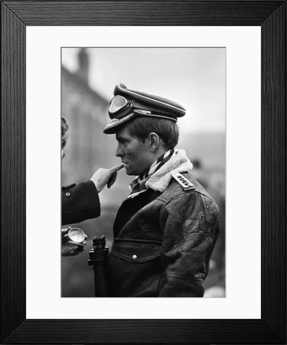 Framed Print : The filming of a dream scene in the film Billy Liar