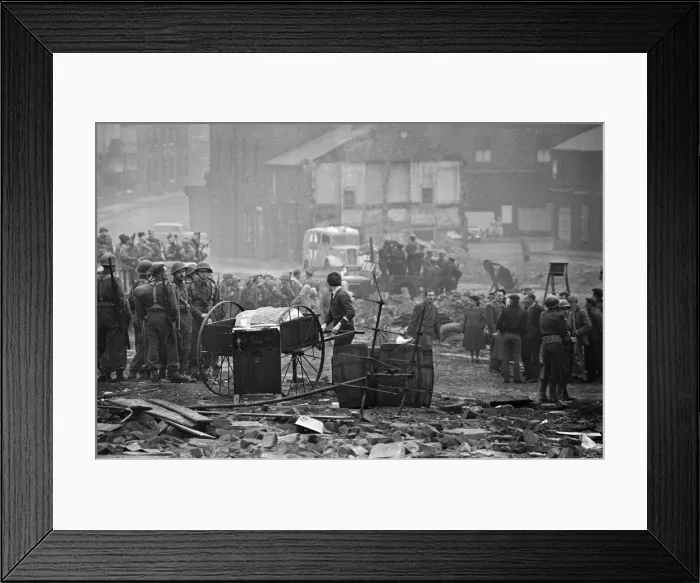 Framed Print : The filming of a dream scene in the film Billy Liar Framed Print : The filming of a dream scene in the film Billy Liar