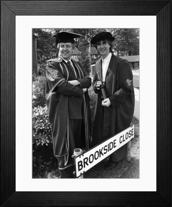 Framed Print : Phil Redmond, television producer and screenwriter known for creating several popular Framed Print : Phil Redmond, television producer and screenwriter known for creating several popular