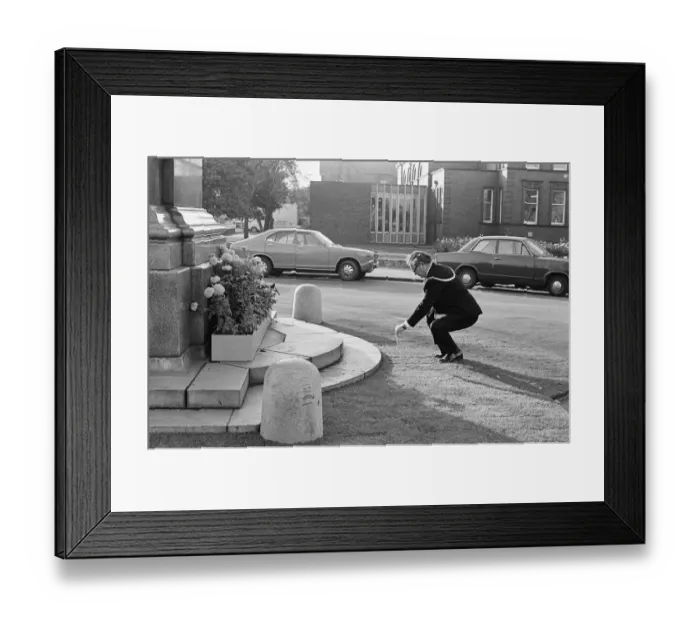 Framed Print : Poppies at Cenotaph, Remembrance Sunday, Middlesbrough, Sunday 12th November 1978 Framed Print : Poppies at Cenotaph, Remembrance Sunday, Middlesbrough, Sunday 12th November 1978