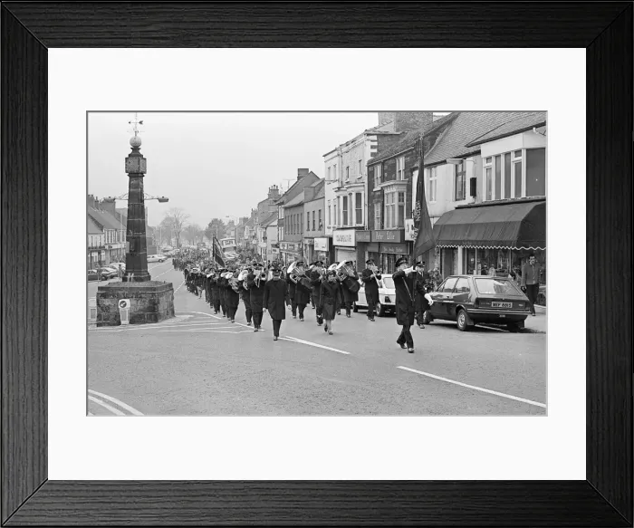 Framed Print : Remembrance Sunday Parade, Middlesbrough, Sunday 12th November 1978