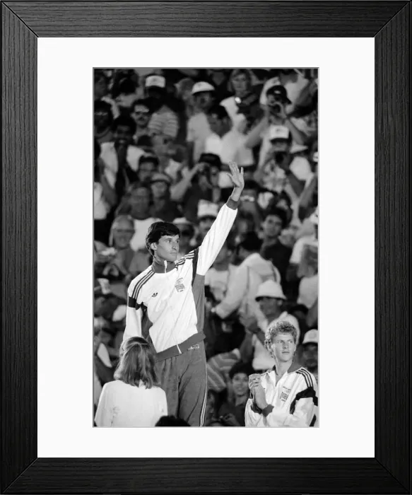 Framed Print : Olympic Games 1984 Los Angeles USA. Mens 1500 metres Final Framed Print : Olympic Games 1984 Los Angeles USA. Mens 1500 metres Final