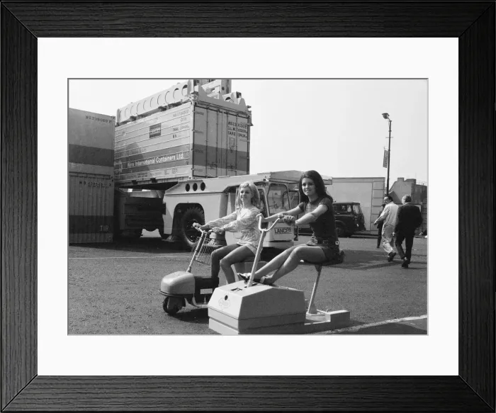 Framed Print : Mechanical Handling Exhibition, Earls Court, London, Tuesday 5th May 1970 Framed Print : Mechanical Handling Exhibition, Earls Court, London, Tuesday 5th May 1970