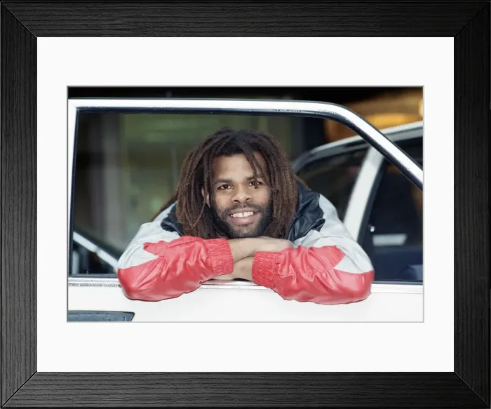 Framed Print : Former British welterweight champion Kirkland Laing poses for the camera Framed Print : Former British welterweight champion Kirkland Laing poses for the camera