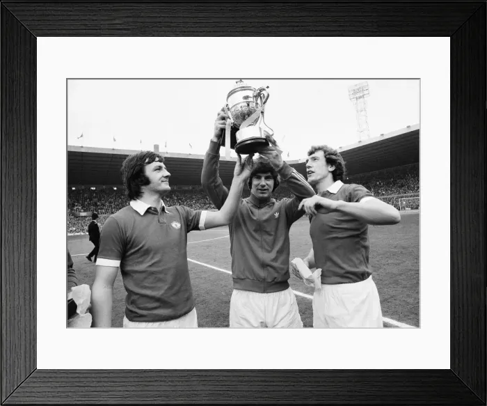 Framed Print : Manchester United 4-0 Blackpool, Division Two League match at Old Trafford, Manchester Framed Print : Manchester United 4-0 Blackpool, Division Two League match at Old Trafford, Manchester
