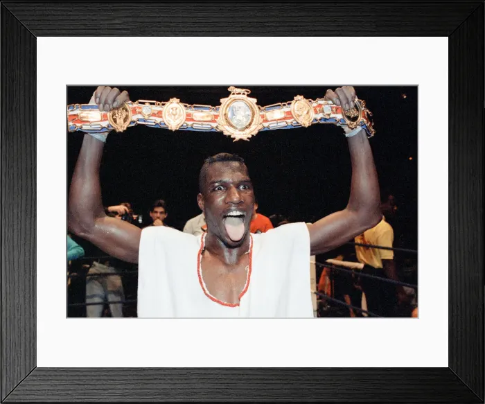 Framed Print : Del Bryan v Kirkland Laing for the British Welterweight Title, Royal Albert Hall Framed Print : Del Bryan v Kirkland Laing for the British Welterweight Title, Royal Albert Hall