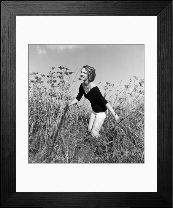 Framed Print : 22 year old Paula Haworth, of London, has recently been married Framed Print : 22 year old Paula Haworth, of London, has recently been married