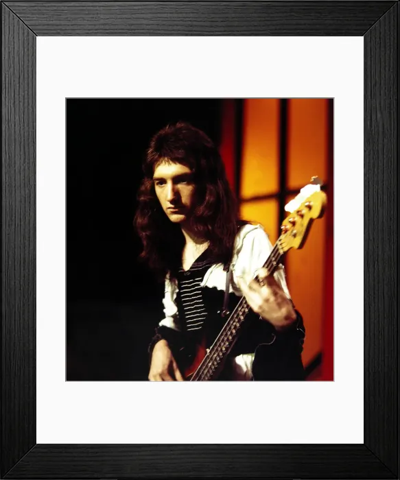 Framed Print : Queen - Pop Group seen here during rehearsals for the BBC television programme Top Framed Print : Queen - Pop Group seen here during rehearsals for the BBC television programme Top