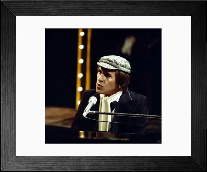 Framed Print : Alan Price seen here during rehearsals for the BBC television programme Top of Framed Print : Alan Price seen here during rehearsals for the BBC television programme Top of