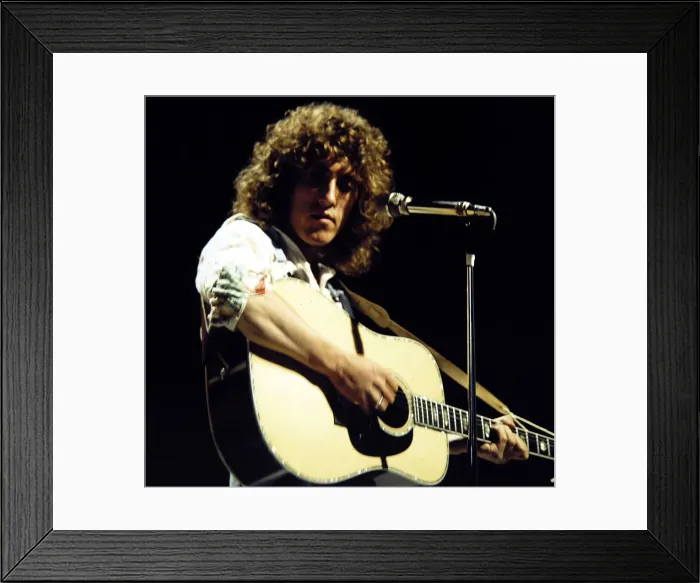 Framed Print : Roger Daltrey - Pop Star seen here during rehearsals for the BBC television Framed Print : Roger Daltrey - Pop Star seen here during rehearsals for the BBC television