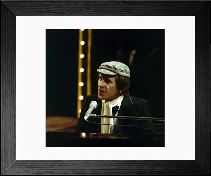 Framed Print : Alan Price seen here during rehearsals for the BBC television programme Top of Framed Print : Alan Price seen here during rehearsals for the BBC television programme Top of