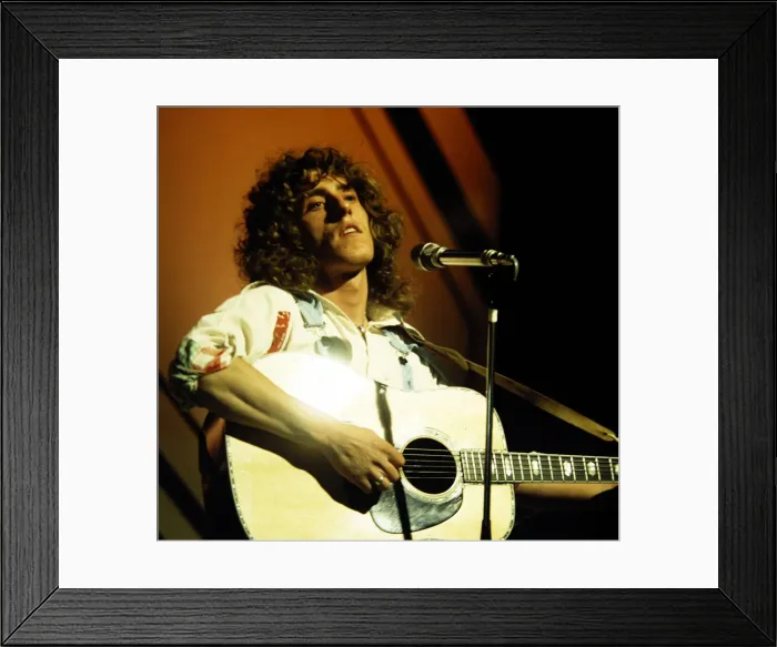 Framed Print : Roger Daltrey - Pop Star seen here during rehearsals for the BBC television Framed Print : Roger Daltrey - Pop Star seen here during rehearsals for the BBC television
