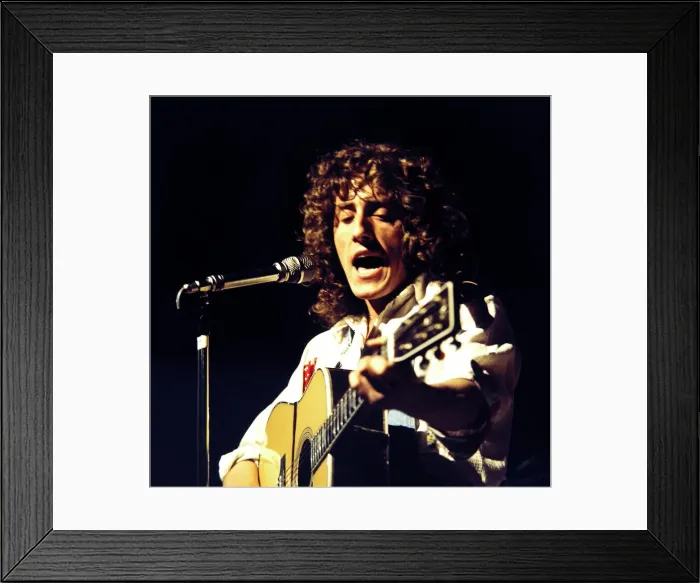 Framed Print : Roger Daltrey - Pop Star seen here during rehearsals for the BBC television Framed Print : Roger Daltrey - Pop Star seen here during rehearsals for the BBC television
