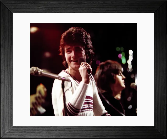 Framed Print : Bay City Rollers - Pop Group seen here during rehearsals for the BBC television Framed Print : Bay City Rollers - Pop Group seen here during rehearsals for the BBC television