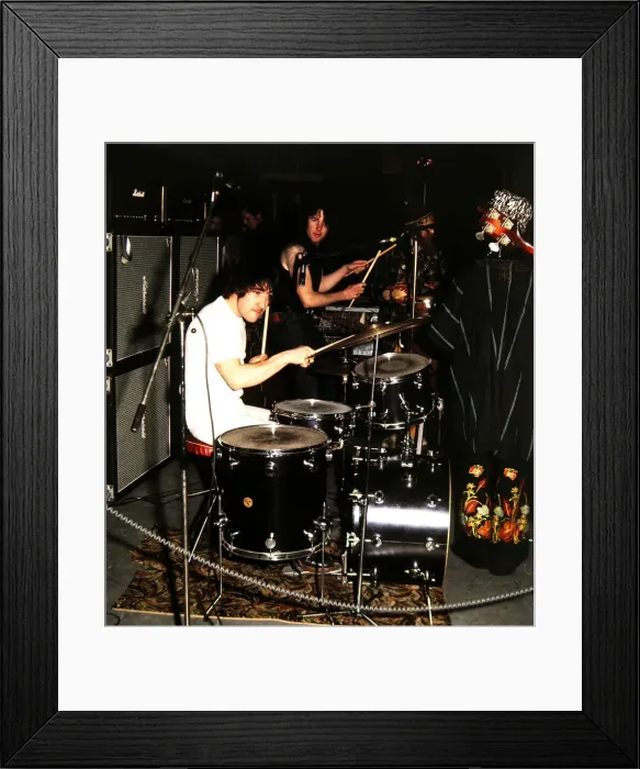 Framed Print : Keith Moon - Pop Star with Viv Stanshall Pop Festival 06 / 02 / 1973 Framed Print : Keith Moon - Pop Star with Viv Stanshall Pop Festival 06 / 02 / 1973