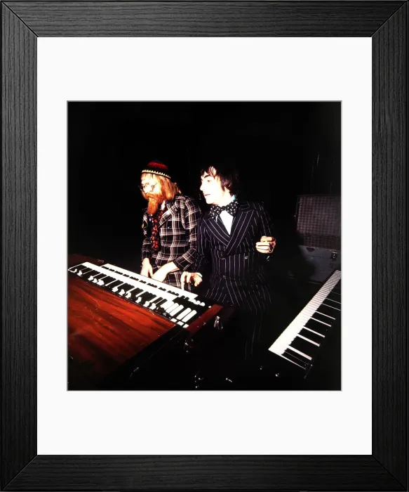Framed Print : Keith Moon - Pop Star Viv Stanshall Pop Festival 06  /  02  /  1973