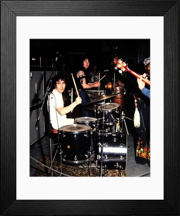 Framed Print : Keith Moon - Pop Star with Viv Stanshall Pop Festival 06 / 02 / 1973 Framed Print : Keith Moon - Pop Star with Viv Stanshall Pop Festival 06 / 02 / 1973