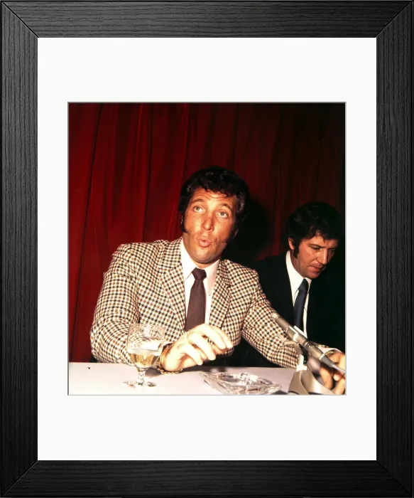 Framed Print : Tom Jones - Pop Star conference / Interview Daily Mirror Framed Print : Tom Jones - Pop Star conference / Interview Daily Mirror