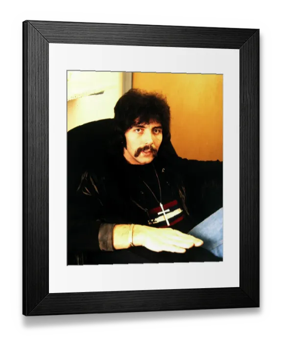 Framed Print : Tony Iomi - Rock Star Pop Festival 06 / 02 / 1973 Daily Mirror Framed Print : Tony Iomi - Rock Star Pop Festival 06 / 02 / 1973 Daily Mirror