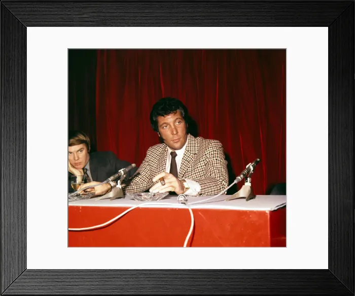 Framed Print : Tom Jones - Pop Star conference / Interview Daily Mirror Framed Print : Tom Jones - Pop Star conference / Interview Daily Mirror