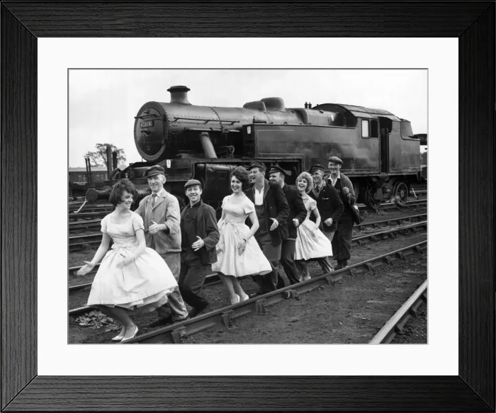 Framed Print : Dancing - Dancers - The Loco Motion Vernon Girls doing the Loco Motion Framed Print : Dancing - Dancers - The Loco Motion Vernon Girls doing the Loco Motion