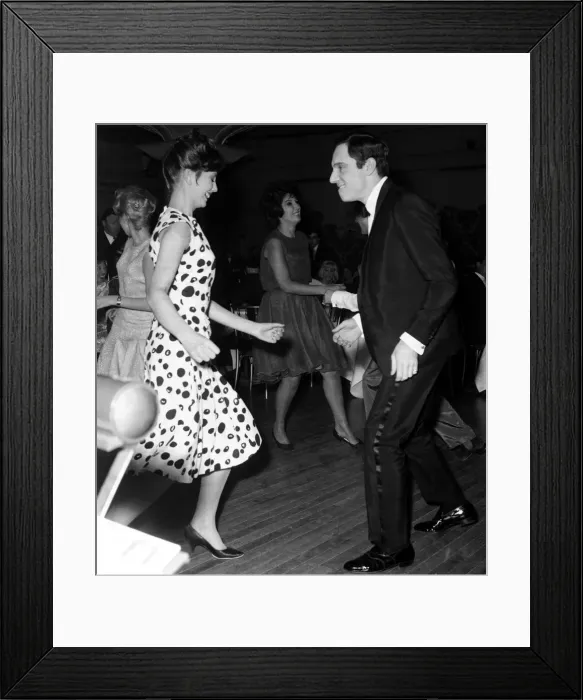 Framed Print : Dancing - Dancers - The Twist couples doing the twist on the dance floor Framed Print : Dancing - Dancers - The Twist couples doing the twist on the dance floor