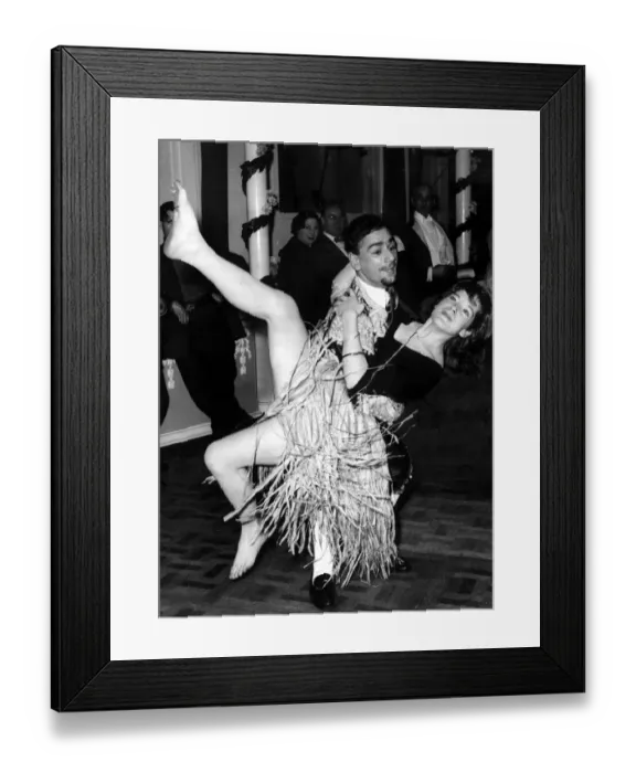 Framed Print : Dancing - Dancers - Chelsea Arts Ball fancy Dress - Barbara O Framed Print : Dancing - Dancers - Chelsea Arts Ball fancy Dress - Barbara O