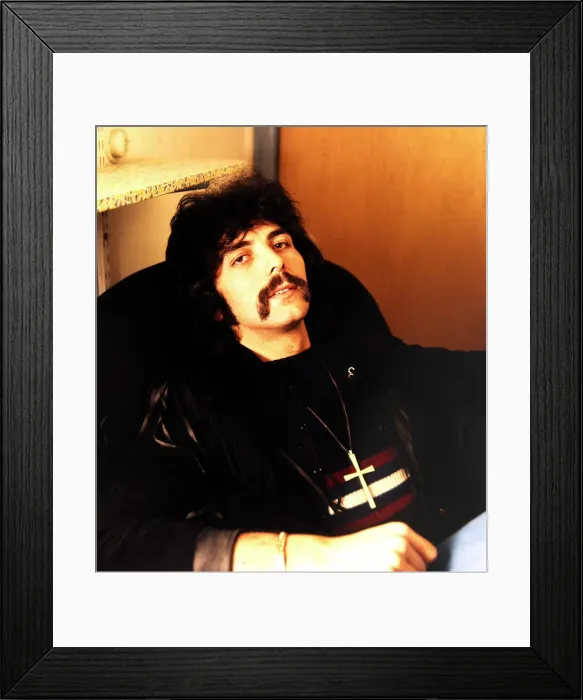 Framed Print : Tony Iomi - Pop Star Pop Festival 06 / 02 / 1973 Daily Mirror Framed Print : Tony Iomi - Pop Star Pop Festival 06 / 02 / 1973 Daily Mirror
