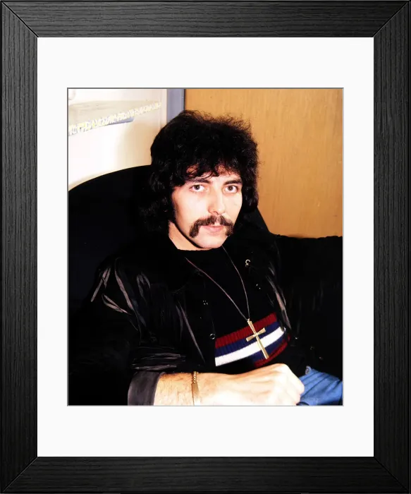 Framed Print : Tony Iomi - Pop Star Pop Festival 06 / 02 / 1973 Daily Mirror Framed Print : Tony Iomi - Pop Star Pop Festival 06 / 02 / 1973 Daily Mirror