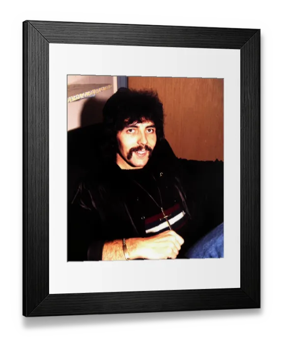 Framed Print : Tony Iomi - Rock Star Pop Festival 06 / 02 / 1973 Daily Mirror Framed Print : Tony Iomi - Rock Star Pop Festival 06 / 02 / 1973 Daily Mirror