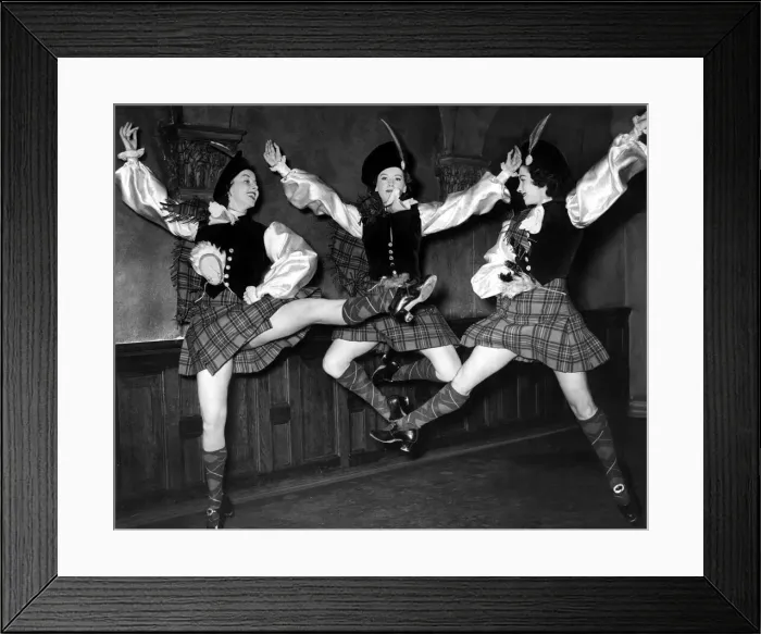 Framed Print : Dancing - Dancers - Scottish Joy Rayner, Cora Varnel Framed Print : Dancing - Dancers - Scottish Joy Rayner, Cora Varnel