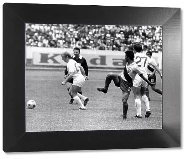 Ecuador v England 1970 World Cup warm up match in Quito, Ecuador