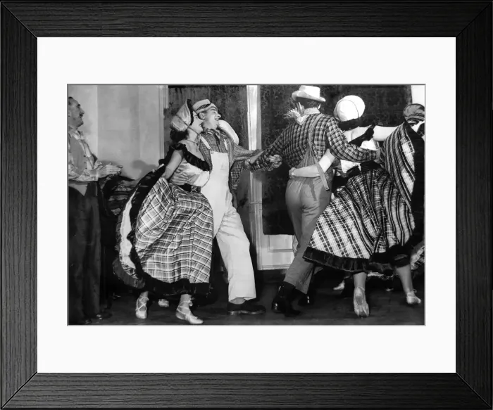 Framed Print : Butlin American Square dancers at the Banquetting Room, 96 Piccadilly November 1951 Framed Print : Butlin American Square dancers at the Banquetting Room, 96 Piccadilly November 1951